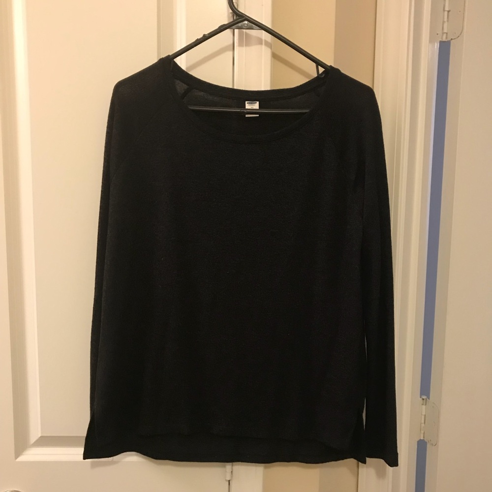 Black/grey light weight sweater